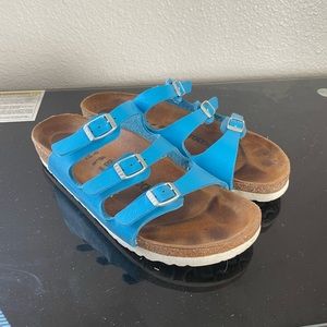 Blue Birkenstocks